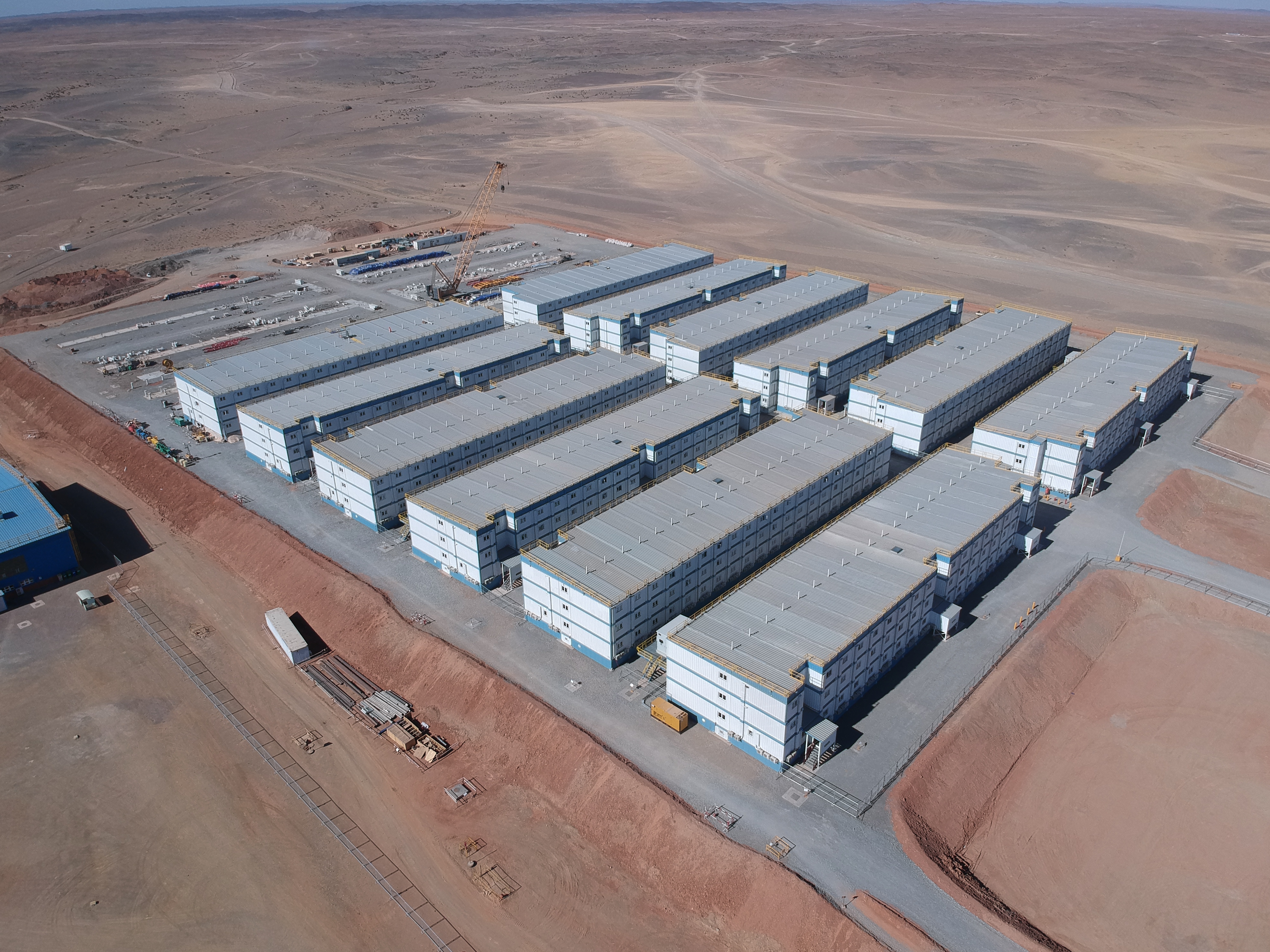 蒙古奥尤陶勒盖铜金矿二期营地宿舍项目